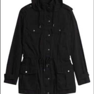 Talula Trooper Jacket in Black